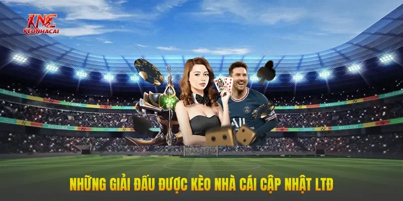 Những giải đấu được Kèo Nhà Cái cập nhật LTĐ